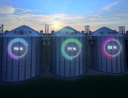 Large containers with data
