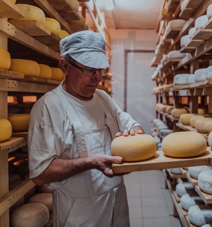 Man in bakery
