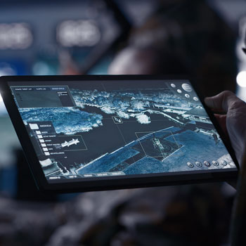 Ipad with mining data