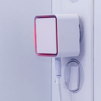 charger plugged in to outlet