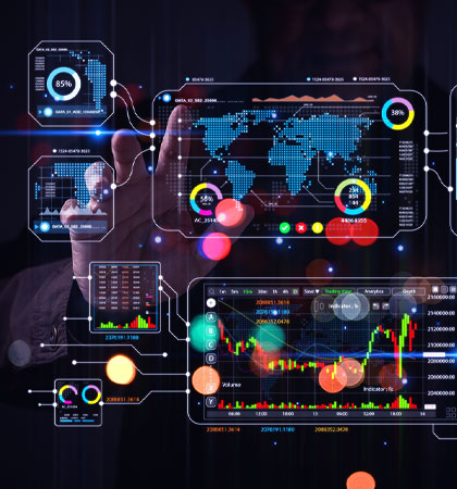 Floating data and hand